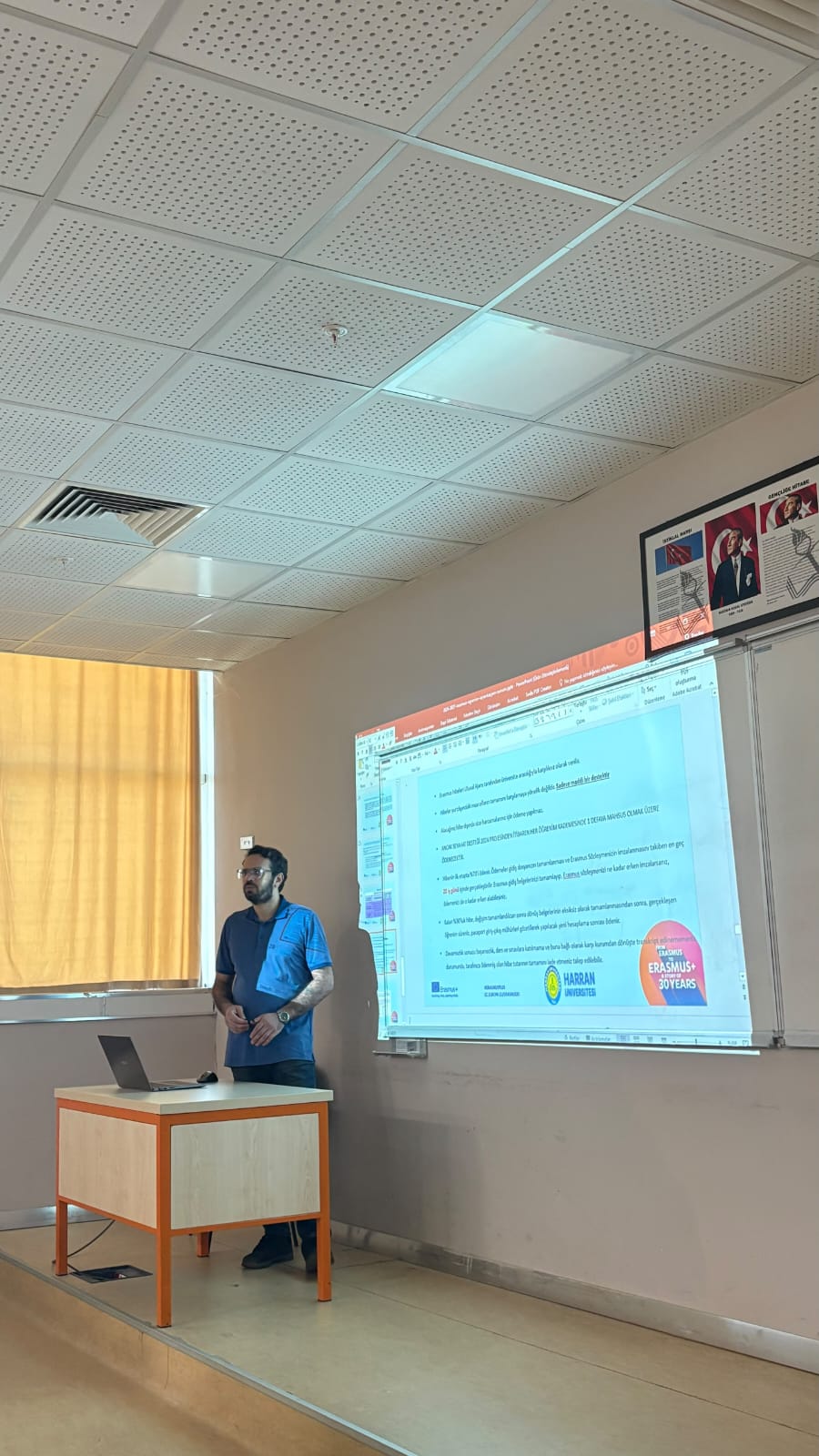 İKTİSAT BÖLÜMÜ ÖĞRENCİLERİNE YÖNELİK ERASMUS+ TANITIM ETKİNLİĞİ GERÇEKLEŞTİRİLDİ